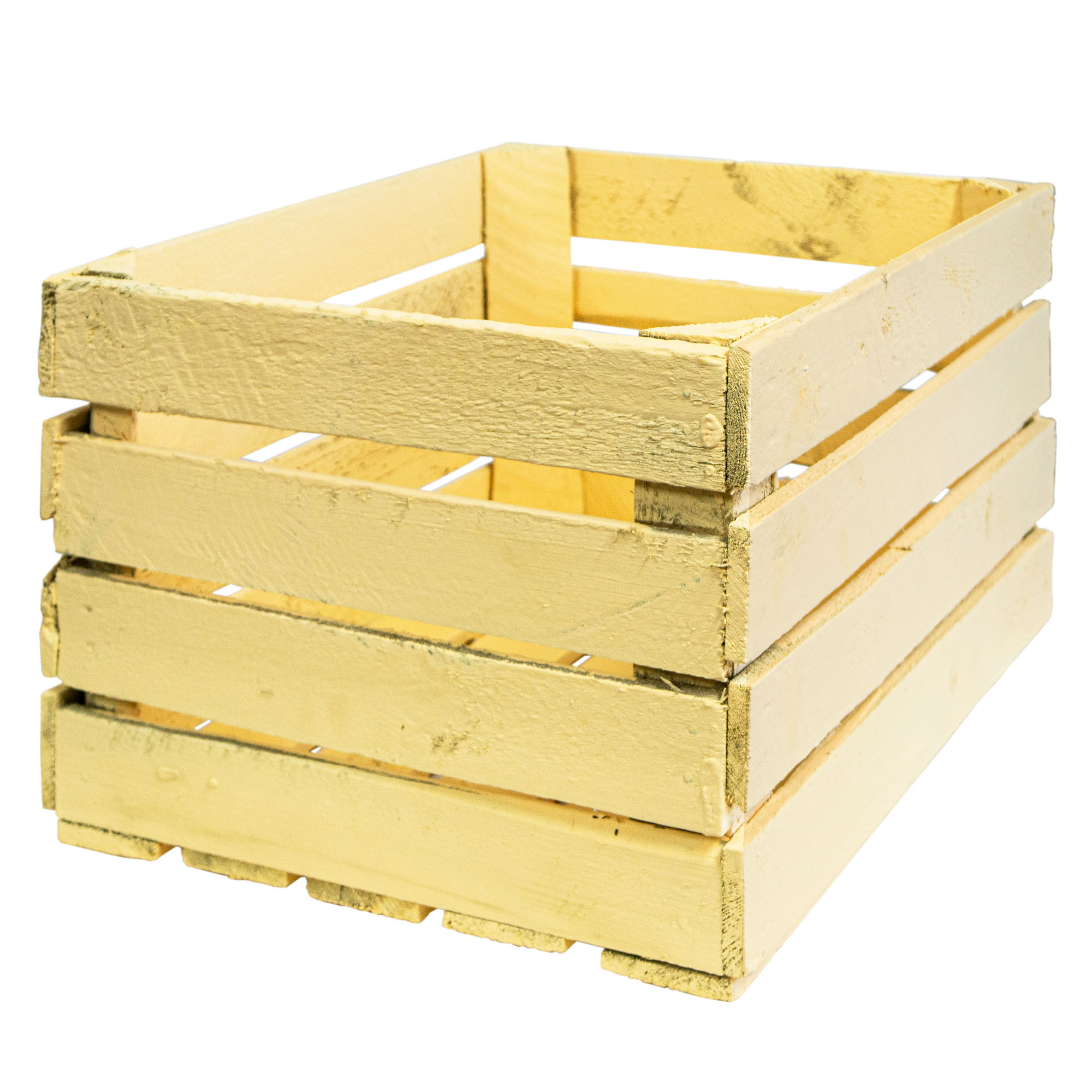 Obstkiste "Johanna" - gebraucht- Pastellgelb