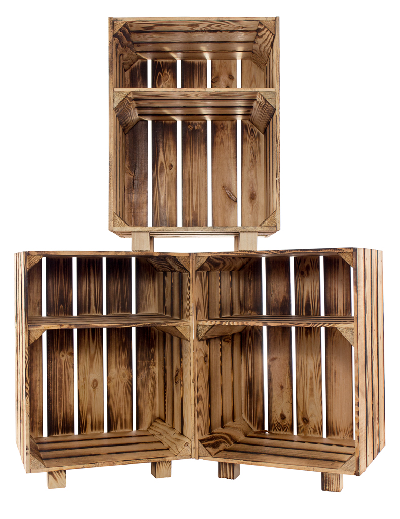 Nachttisch mit Boden in *geflammt* 30,5x40x54cm Nachttisch mit Boden in *geflammt* 30,5x40x54cm