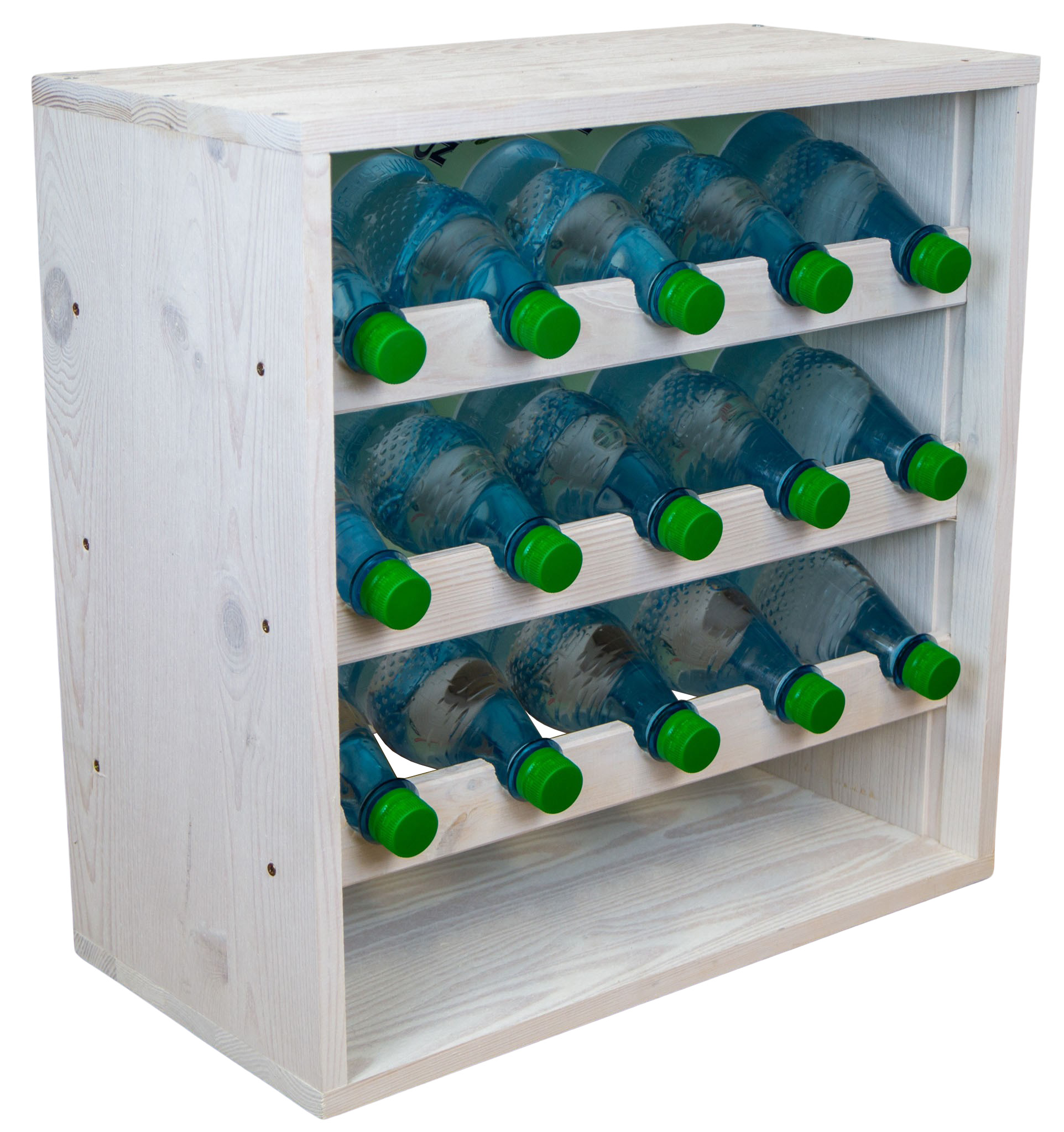 Flaschenregal für 15 Flaschen in weiß Weinschrank Weinständer Weinregal bodenstehend stabil auch für Gastronomie Flaschenregal für 15 Flaschen in weiß Weinschrank Weinständer Weinregal bodenstehend stabil auch für Gastronomie