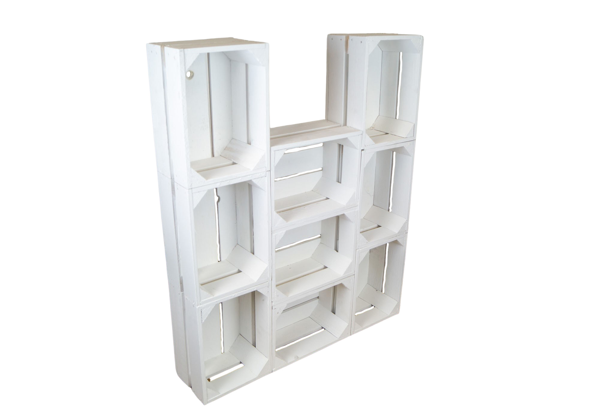 Kleine Holzkiste "Frieda" weiß