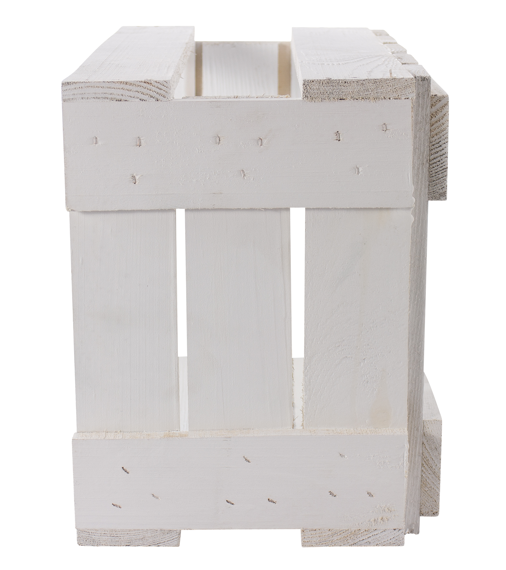 Mini-Weinkiste in weiß 34x23x19cm