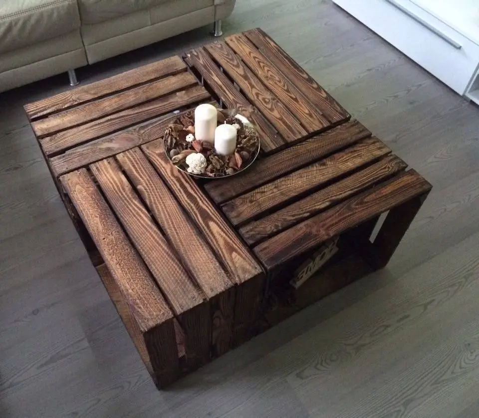 Geflammte gebrauchte Obstkiste ca 50x40x30cm Geflammte gebrauchte Obstkiste ca 50x40x30cm