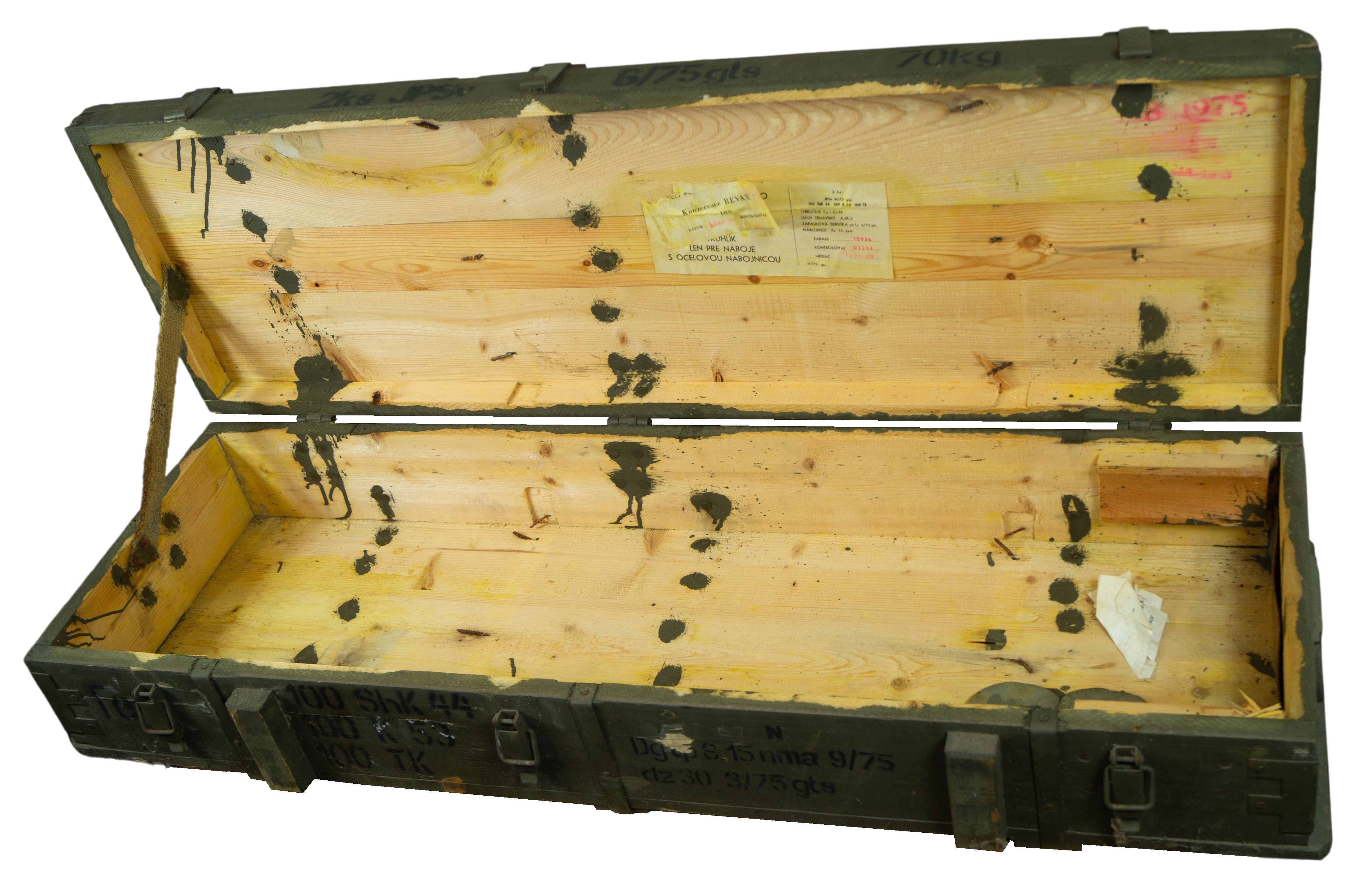 Neue lange Munitionskiste B-WARE 118x38x22cm