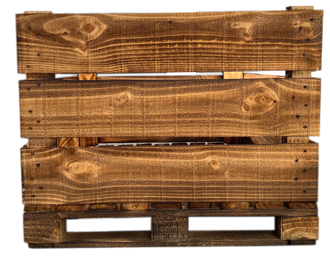 Geflammte Großkiste für Hochbeet 120x100x81cm *Abholerpreis* Geflammte Großkiste für Hochbeet 120x100x81cm *inkl. VERSAND*