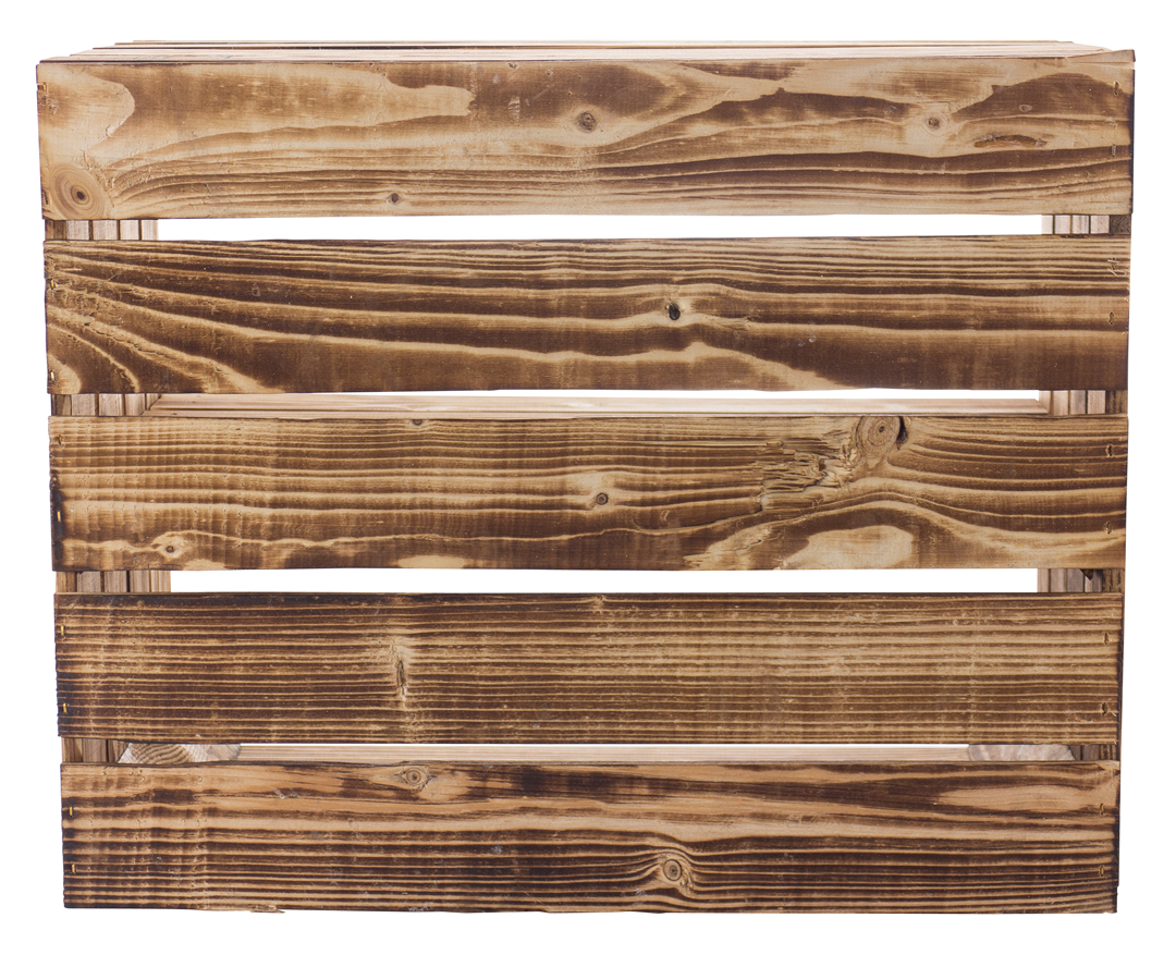 Geflammte Kiste für Schuh-und Bücherregal 50x40x30cm Geflammte Kiste für Schuh-und Bücherregal 50x40x30cm