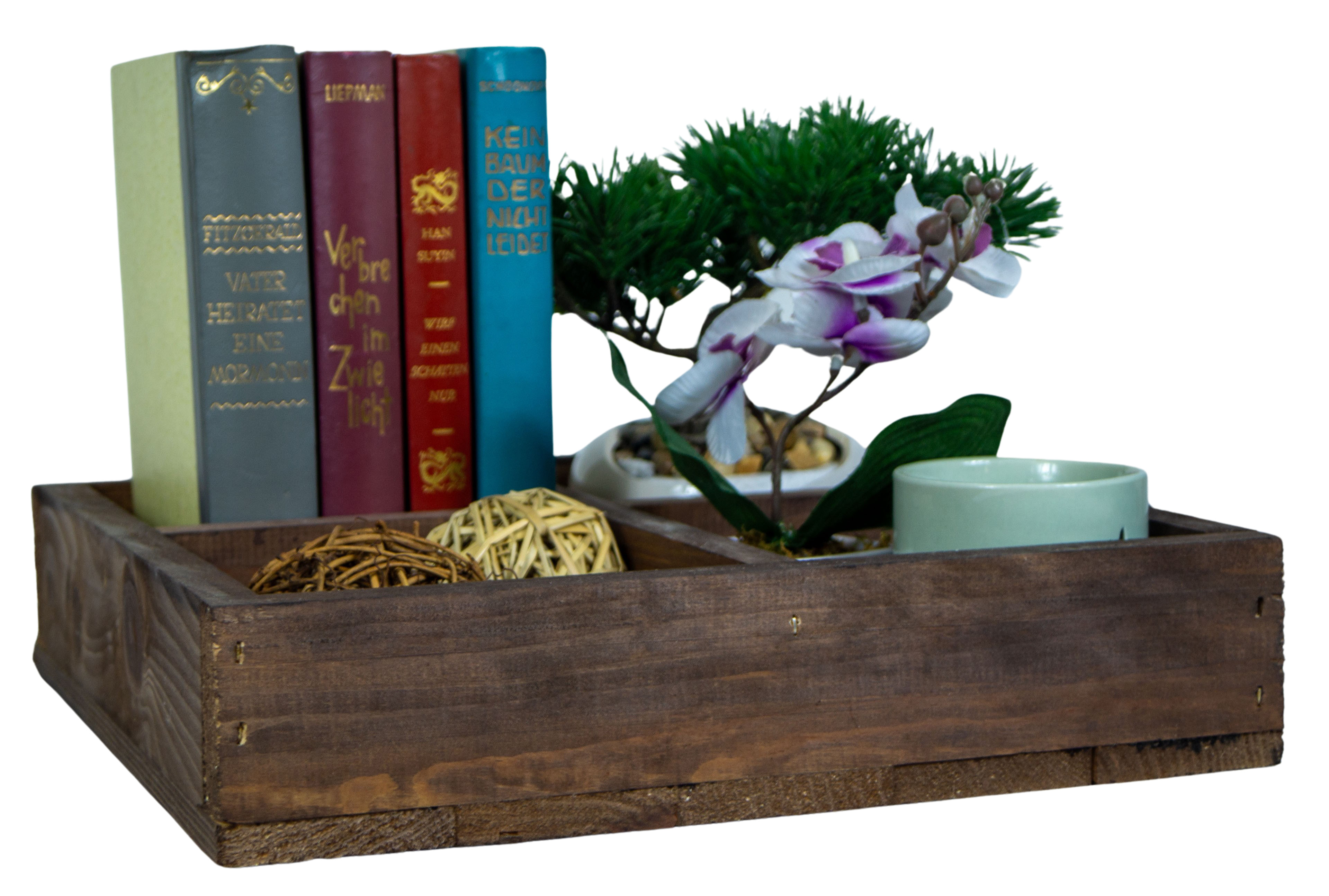 Holzbox Alma mit 4 Fächern Holzbox Alma mit 4 Fächern